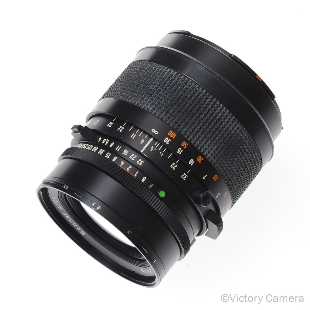 Hasselblad 150mm f4.0 Sonnar CF T* Black Portrait Lens [EXC] image 1