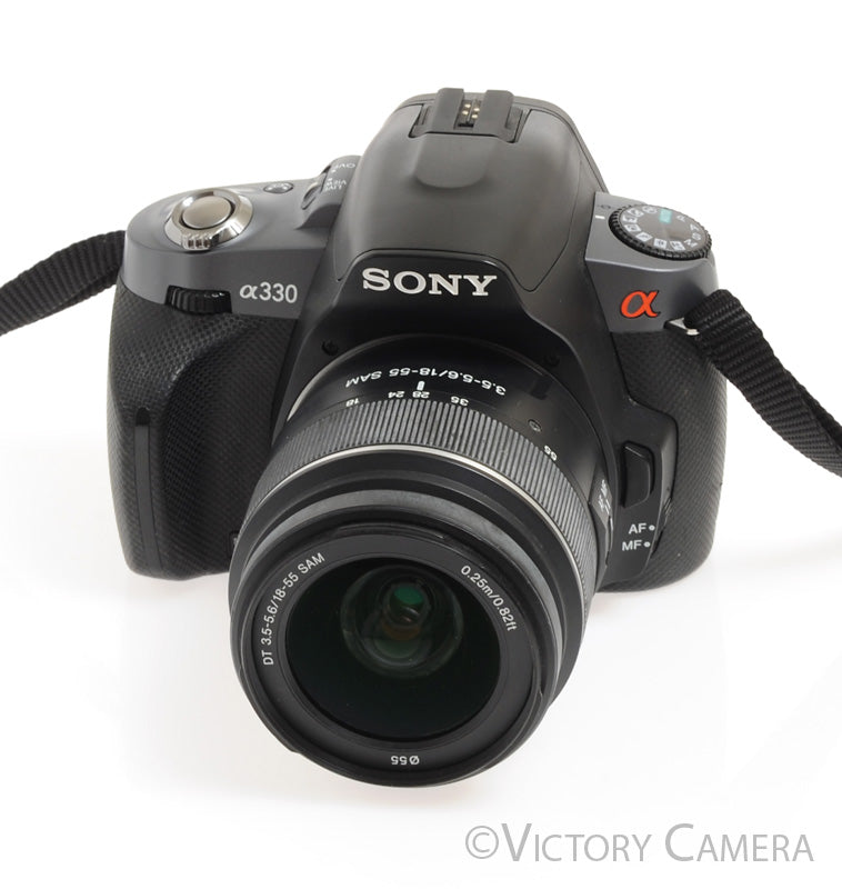Sony Alpha A330 10MP Digital SLR Camera Body w/ 18-55mm Zoom Lens