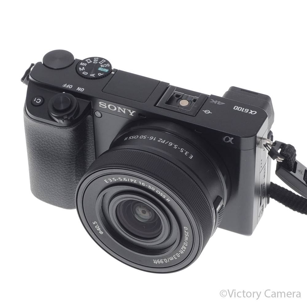 Sony Alpha a6100 24.2MP 4K Mirrorless Digital Camera w/ 16-50mm [EXC+] image 2