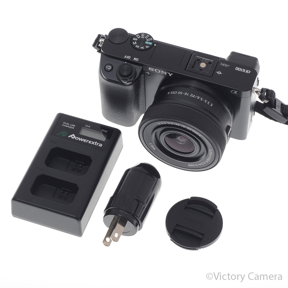 Sony Alpha a6100 24.2MP 4K Mirrorless Digital Camera w/ 16-50mm [EXC+] image 5
