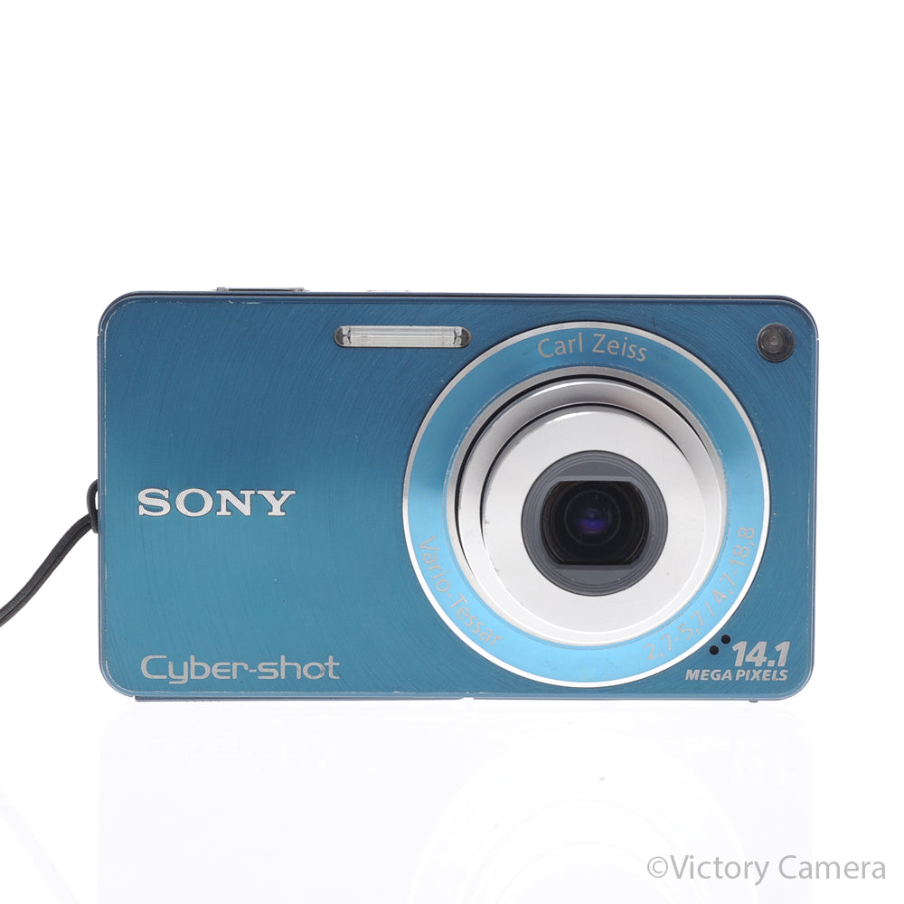 Sony Cybershot DSC-W350 Blue 14.1mp Digital Point & Shoot Camera [EXC] - Victory Camera