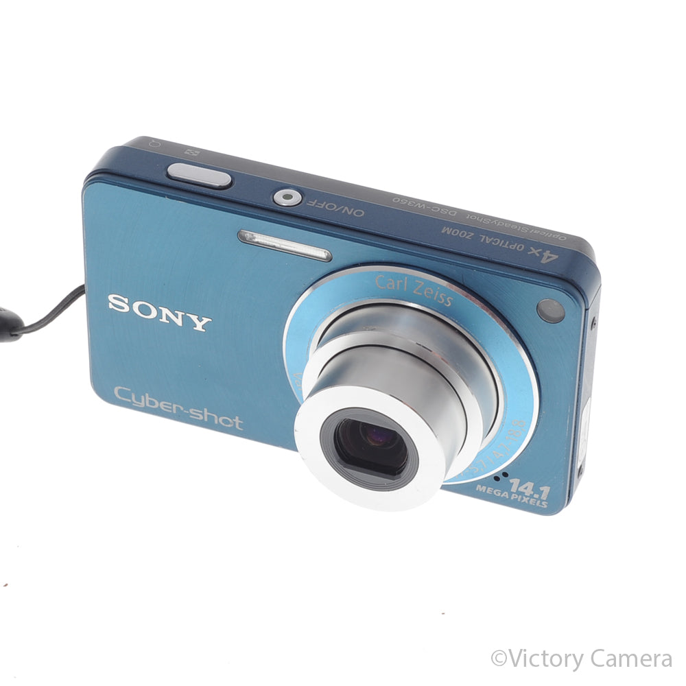 Sony Cybershot DSC-W350 Blue 14.1mp Digital Point & Shoot Camera [EXC] image 2