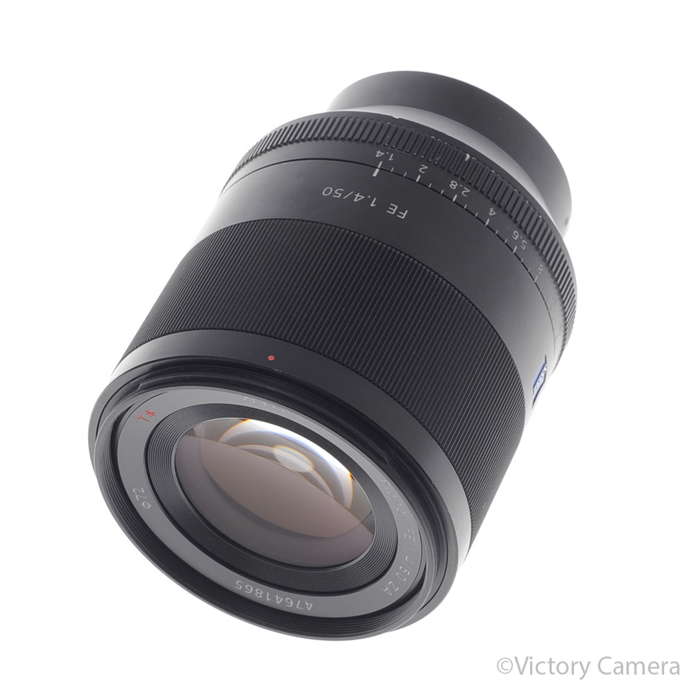 Sony Zeiss 50mm f1.4 Planar FE ZA T* Prime Lens for E Mount [EXC] - Victory Camera