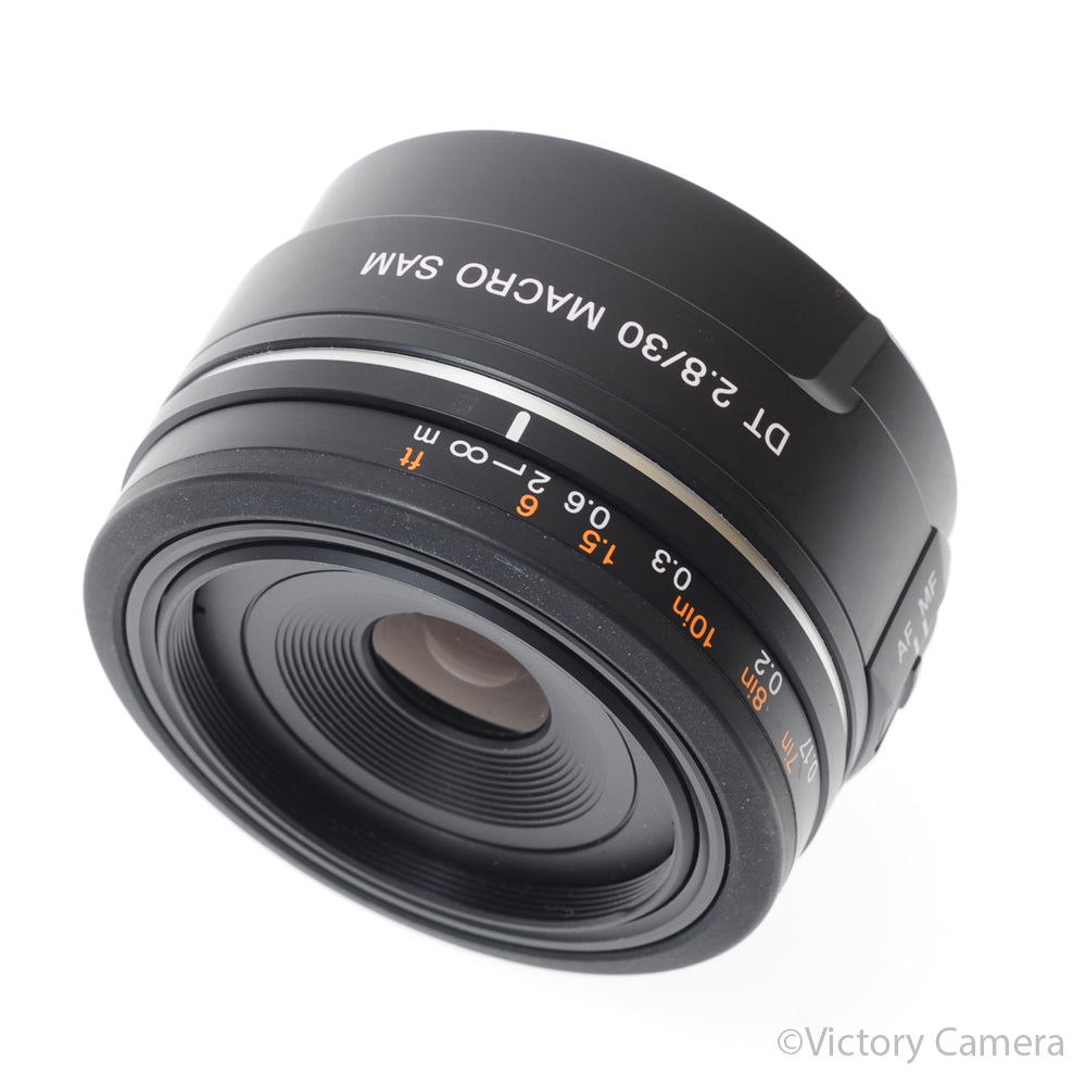 Sony 30mm f2.8 Macro DT SAM SAL30M28 Lens for A Mount [EXC+] image 1