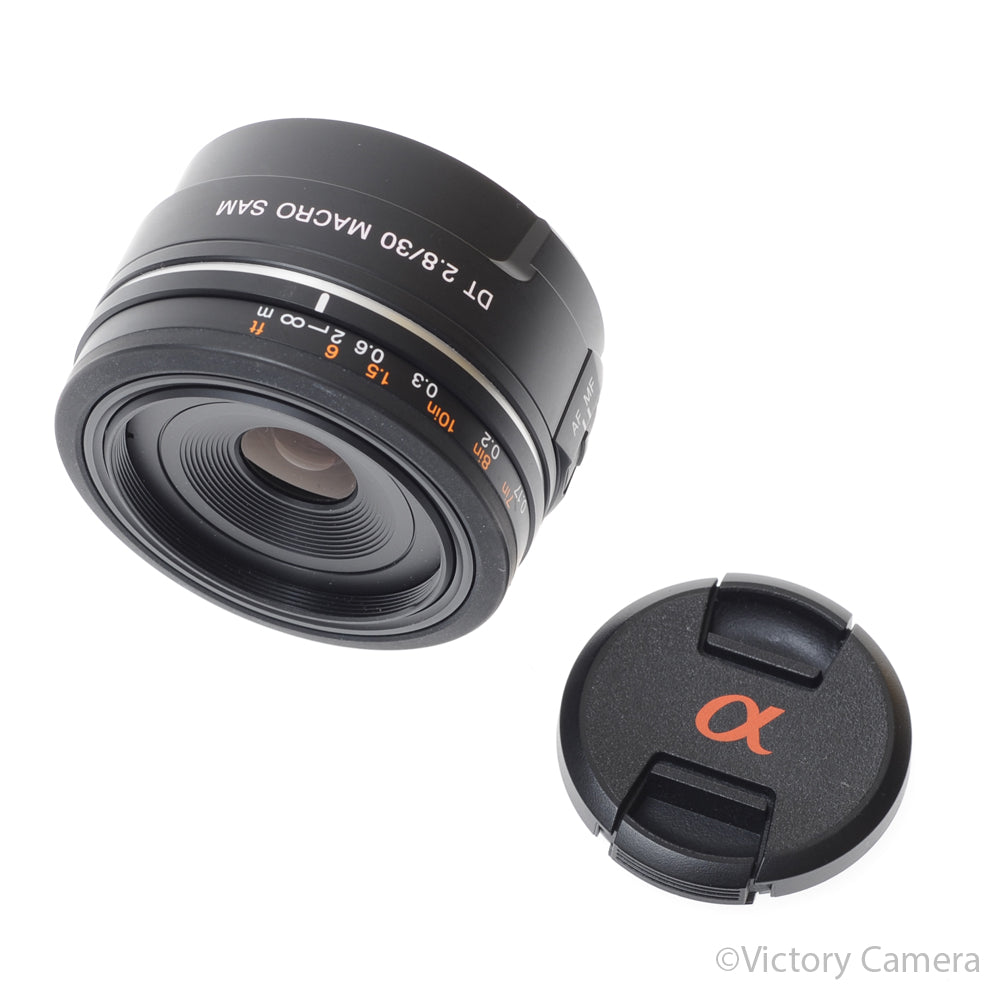 Sony 30mm f2.8 Macro DT SAM SAL30M28 Lens for A Mount [EXC+] image 5