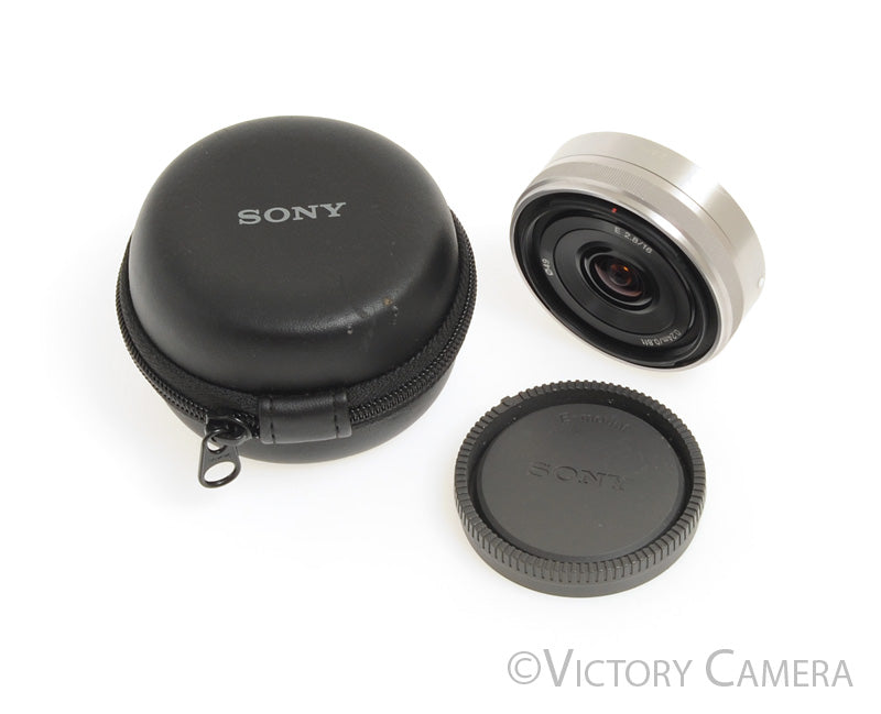 Sony 16mm SEL16F28 Wide Angle AF Pancake Prime Lens for E Mount