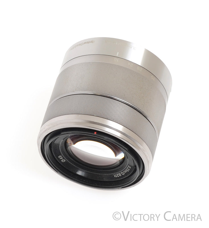 Sony SEL1855 18-55mm f3.5-5.6 OSS Chrome Zoom Lens for E Mount - Victory Camera