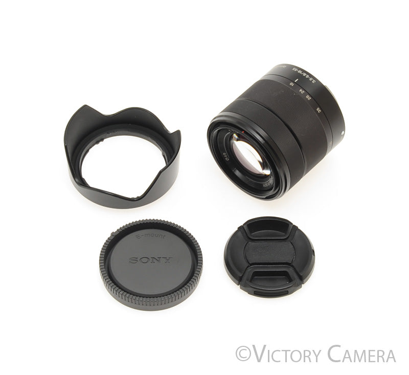 Sony SEL1855 18-55mm f3.5-5.6 OSS Black Zoom Lens for E Mount [EXC] - Victory Camera