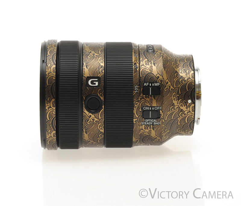 Sony FE 24-105mm f4 G OSS Full Frame Zoom Lens for E Mount Gold Wrap [MINT-] - Victory Camera
