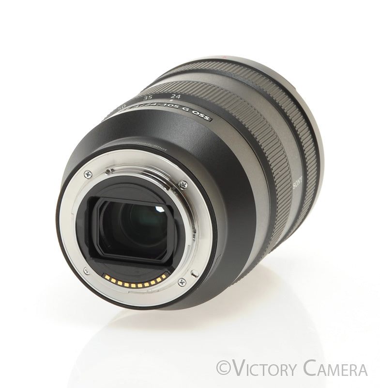 Sony FE 24-105mm f4 G OSS Full Frame Zoom Lens for E Mount w/ Shade [MINT-] - Victory Camera