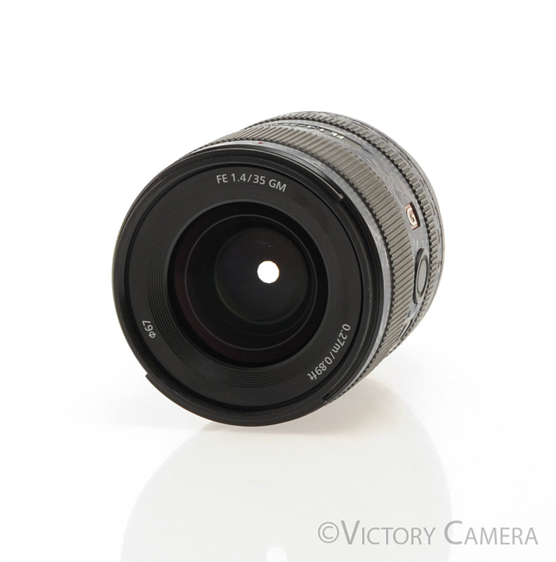 Sony FE 35mm f1.4 GM Fast Wide Angle Prime Lens for E Mount w/ Shade [EXC-] - Victory Camera