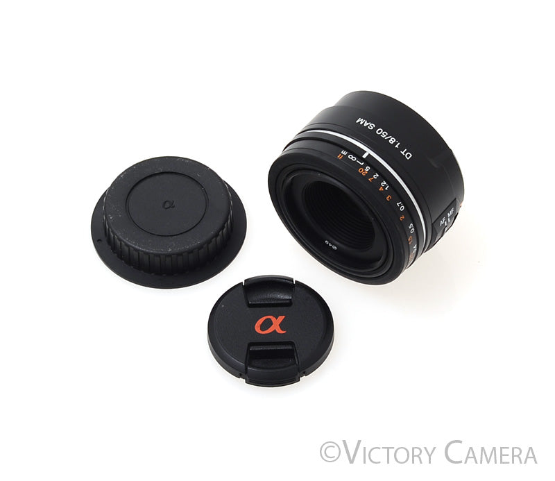 Sony DT 50mm f1.8 SAM Lens SAL50F18 Sony A-Mount [EXC]