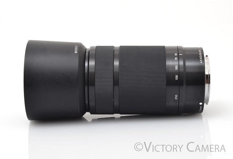 Sony E 55-210mm f4.5-6.3 OSS SEL55210 Black Lens for E-Mount Cameras [EXC] - Victory Camera