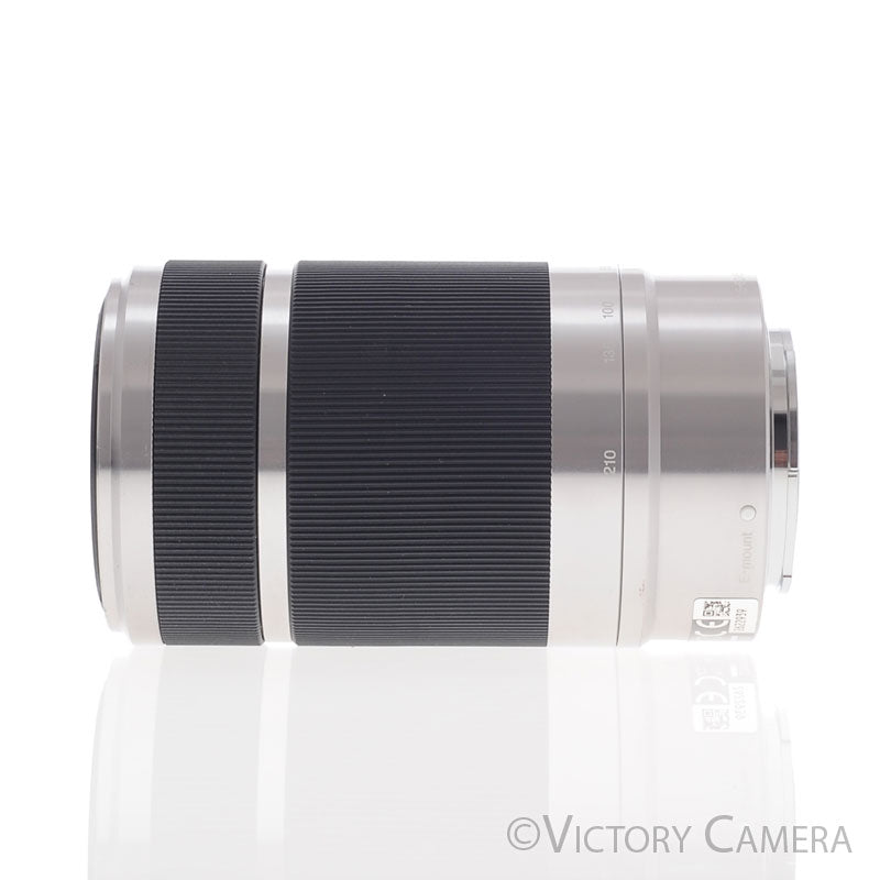 Sony E 55-210mm f4.5-6.3 OSS SEL55210 Chrome Lens for E-Mount Cameras [EXC] - Victory Camera