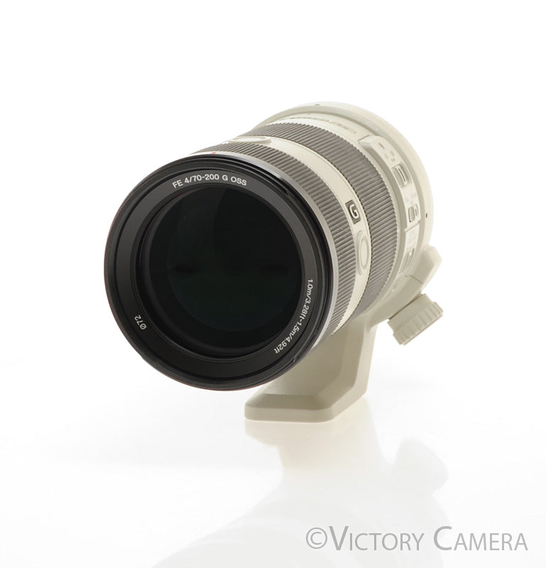 Sony FE 70-200mm f4 G OSS Telephoto Zoom Lens w/ Shade + Tripod Collar [EXC+] - Victory Camera