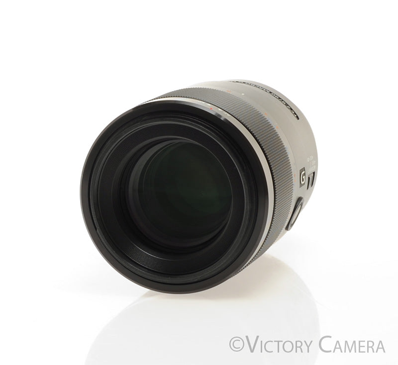 Sony FE 90mm f2.8 Macro G OSS Prime Lens for E Mount w/ Shade  [MINT-] - Victory Camera