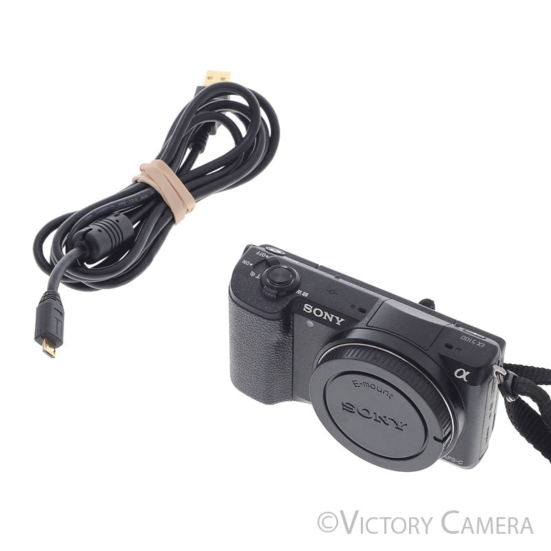 Sony Alpha a5100 24.3MP Black Mirrorless Camera Body [EXC] - Victory Camera