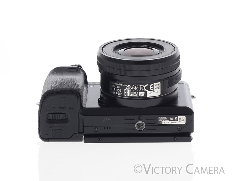 Sony a6000 24.3MP Black Mirrorless Camera Body w/ 16-50mm Lens [EXC] - Victory Camera
