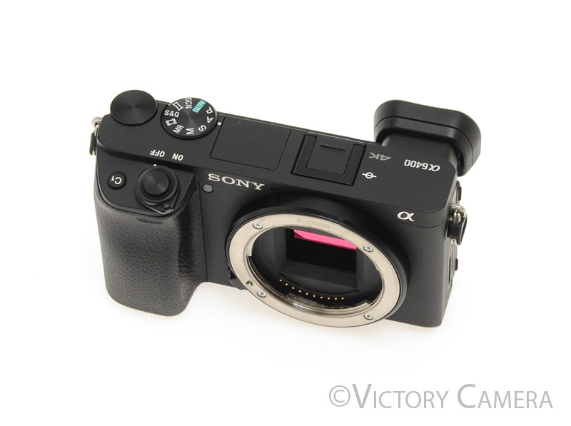Sony A6400 24.2MP Black Mirrorless Camera Body (~3377 Shots) [MINT-] - Victory Camera