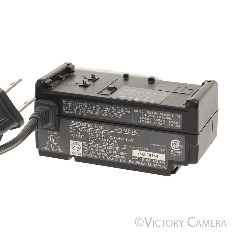 Sony AC-V25A AC Power Adapter Charger For Sony CCD-TR21 [EXC] - Victory Camera
