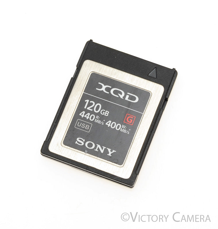 Sony XQD 120GB Memory Card 440MB/s Read 400MBs Write [MINT-] - Victory Camera