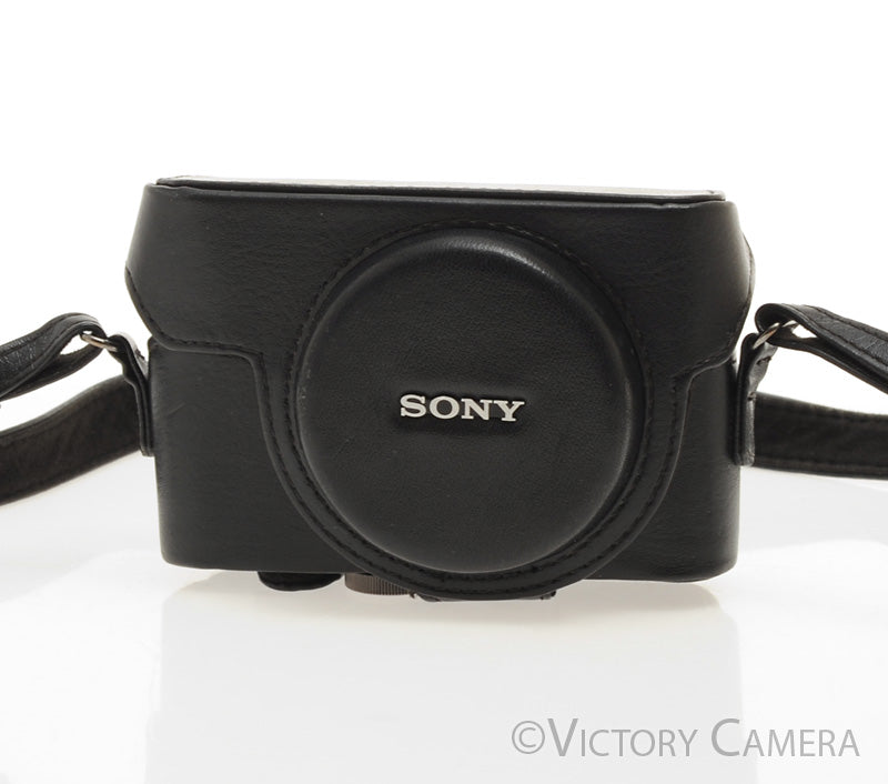 Sony LCJ-RXA Black Leather Ever Ready Case for RX100 [EXC] - Victory Camera