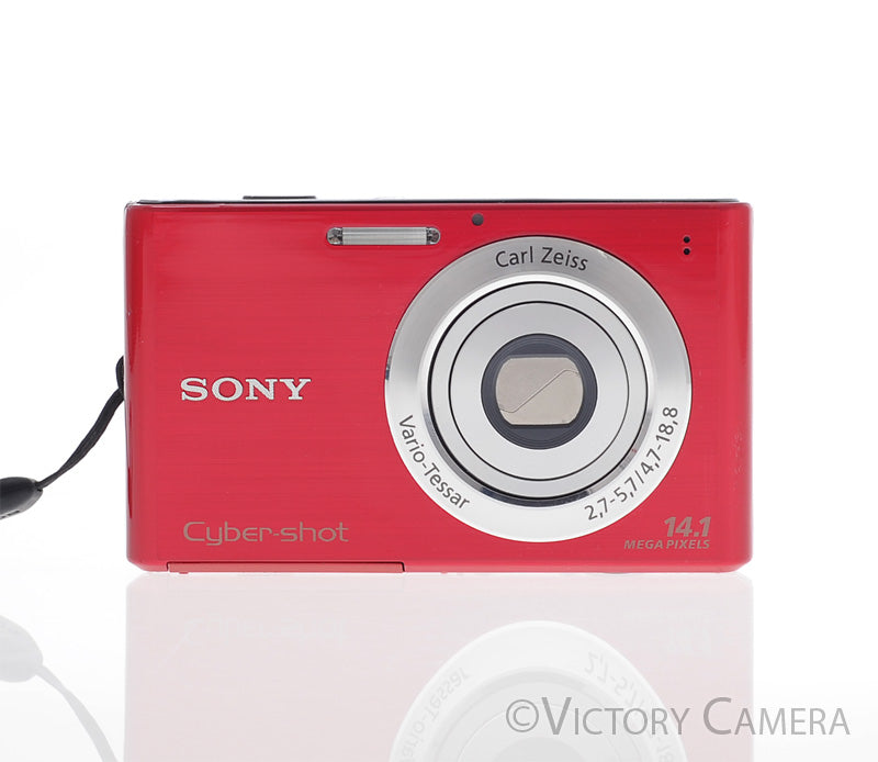 Sony CyberShot DSC-W330 Red 14.1MP Digital Point & Shoot Camera [EXC] - Victory Camera
