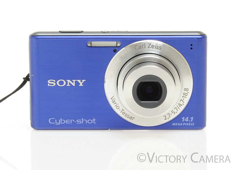 Sony CyberShot DSC-W530 Blue 14.1MP Digital Point &amp; Shoot Camera [EXC] - Victory Camera