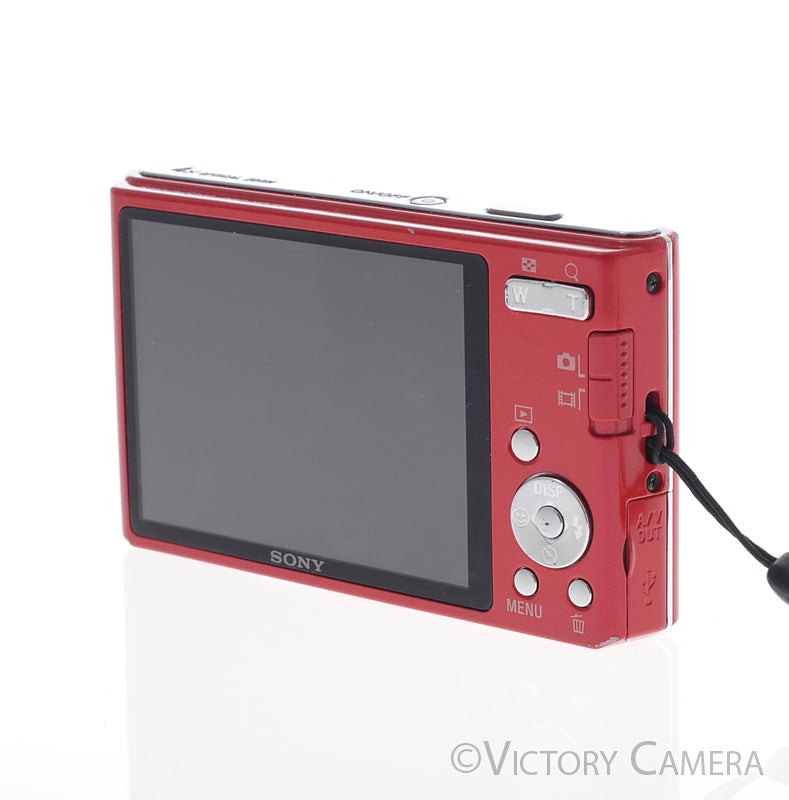 Sony CyberShot DSC-W330 Red 14.1MP Digital Point & Shoot Camera [EXC] - Victory Camera