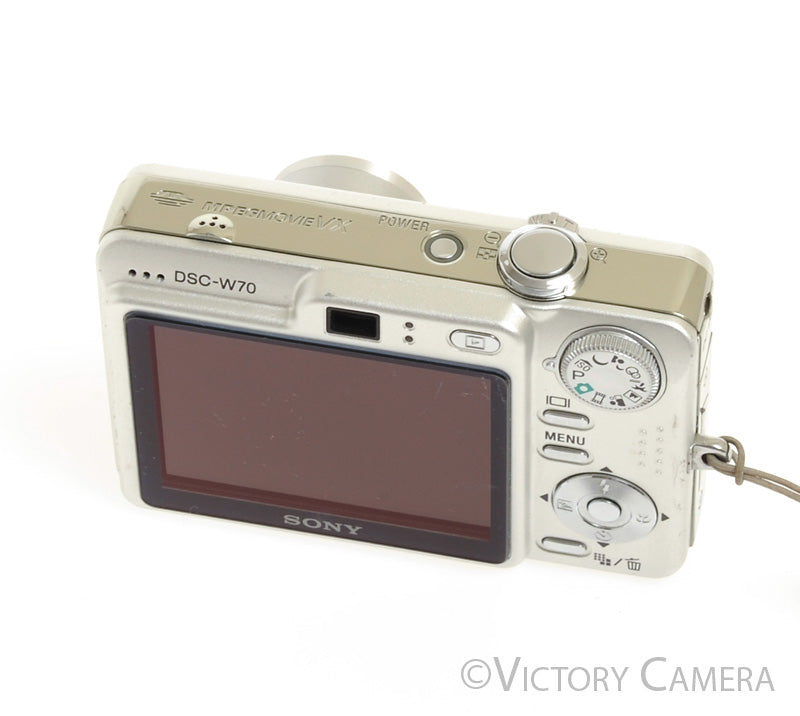 Sony Cyber-Shot DSC-W70 7.2MP Digital Point &amp; Shoot Camera [EXC+] - Victory Camera
