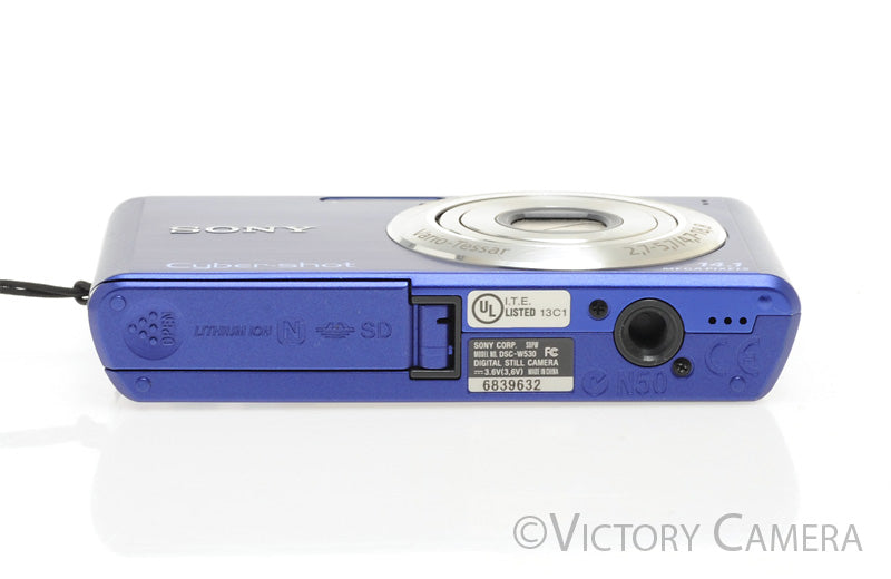 Sony CyberShot DSC-W530 Blue 14.1MP Digital Point &amp; Shoot Camera [EXC] - Victory Camera