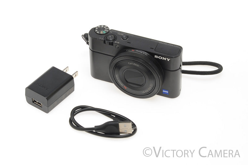 Sony RX100 DSC-RX100 20.2MP Zoom Digital Camera w/ Zeiss Lens [EXC-] - Victory Camera