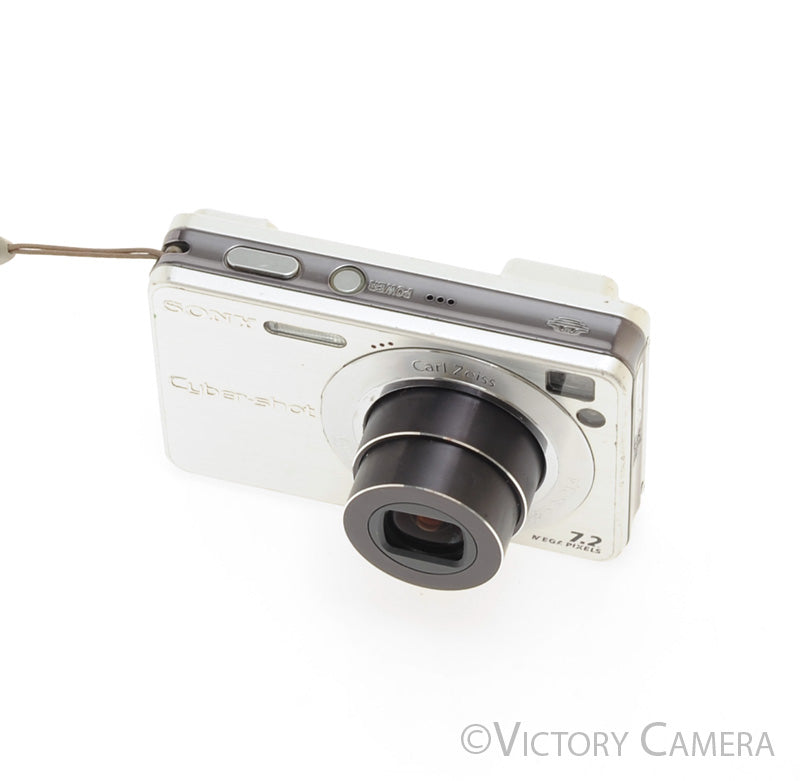 Sony Cybershot DSC-W120 Silver 7.2mp Digital Point and Shoot Camera [EXC] - Victory Camera