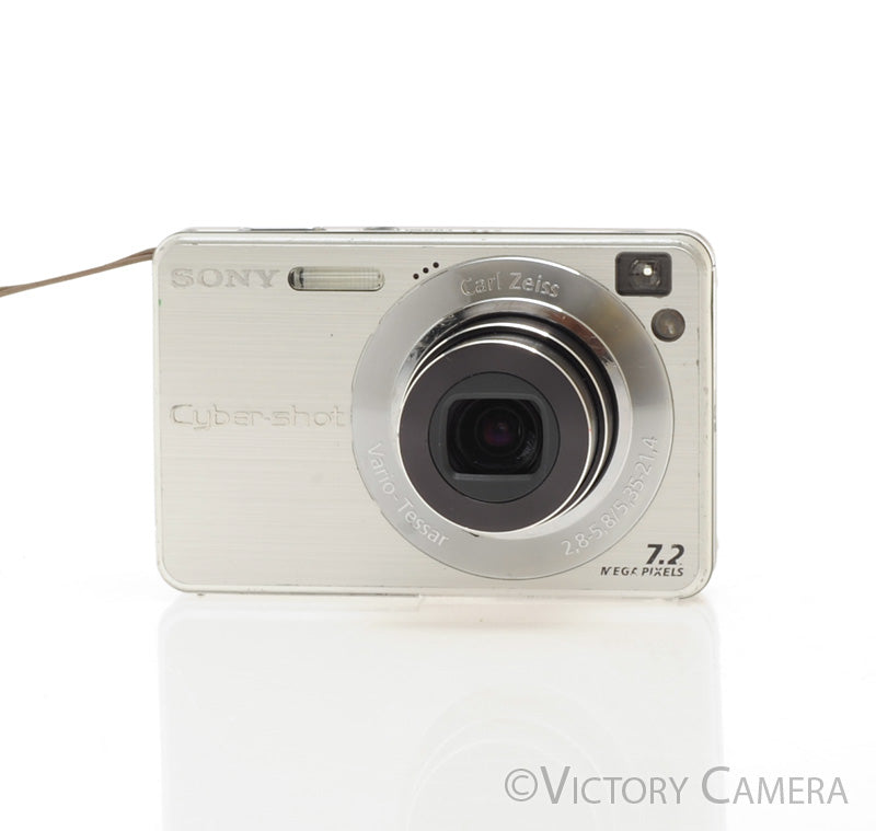 Sony Cybershot DSC-W120 Silver 7.2mp Digital Point and Shoot Camera [EXC] - Victory Camera