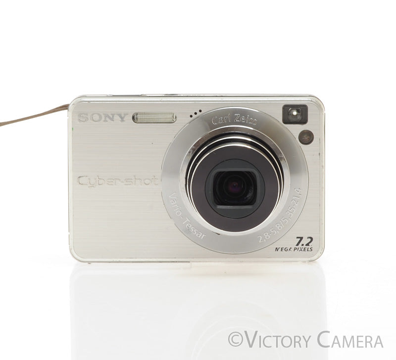 Sony Cybershot DSC-W120 Silver 7.2mp Digital Point and Shoot Camera [EXC] - Victory Camera