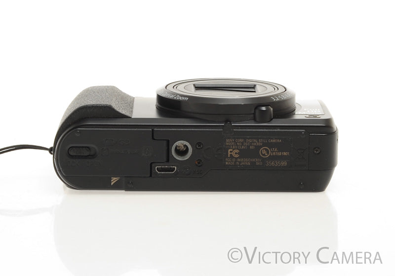 Sony Cybershot G DSC-HX30V Black 18.2mp Digital Point and Shoot Camera [EXC] - Victory Camera
