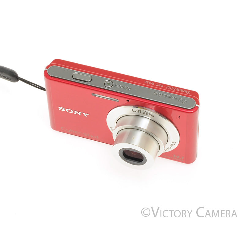 Sony CyberShot DSC-W330 14.1mp Digital Point &amp; Shoot Camera [EXC] - Victory Camera