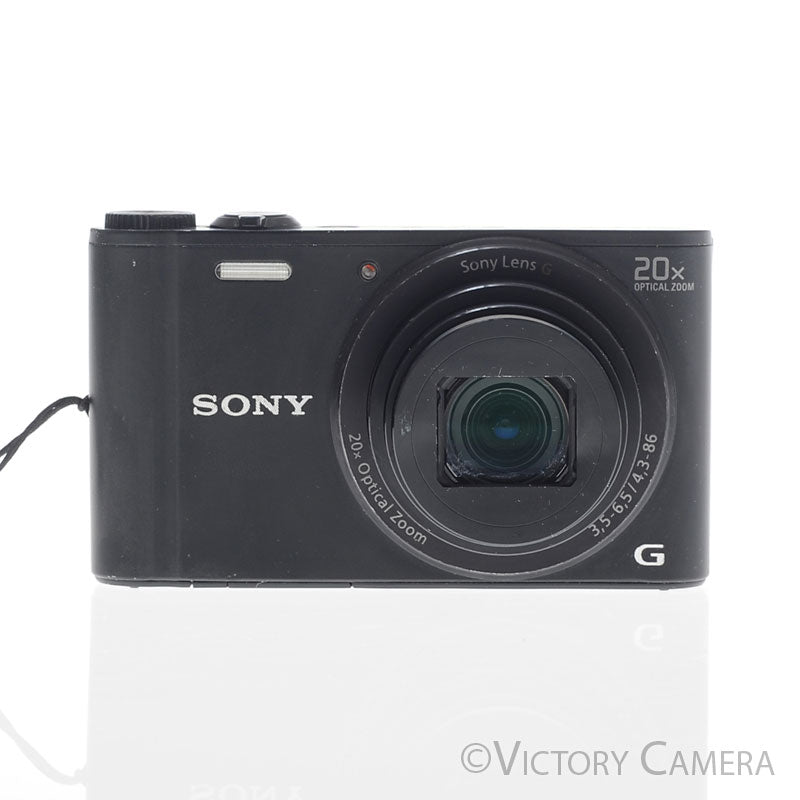 Sony Cyber-shot DSC-WX300 18.2MP Point-and-Shoot Digital Camera (Black) [EXC-] image 1