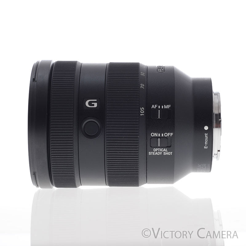Sony FE 24-105mm f4 G OSS Full Frame Zoom Lens for E Mount w/ Shade [MINT-] - Victory Camera