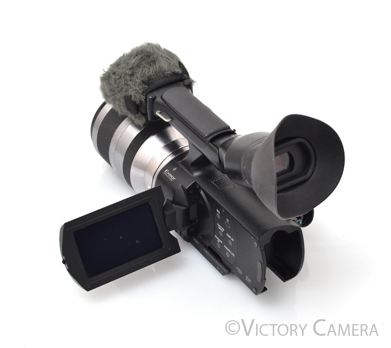 Sony NEX-VG20 Handycam 16.1MP E-Mount Camcorder w/ 18-200mm Zoom Lens [EXC-] - Victory Camera