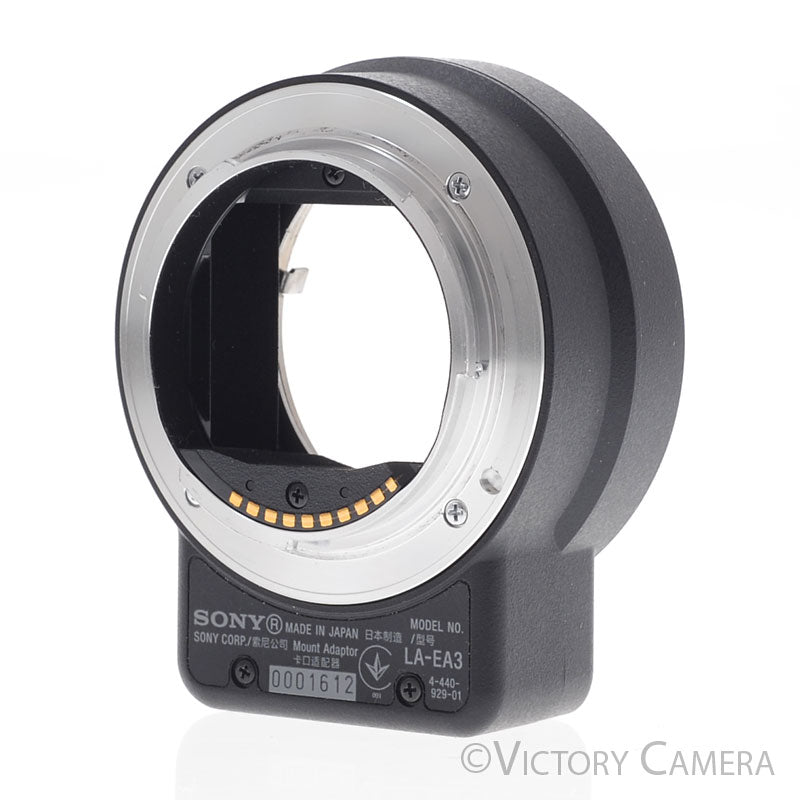 Sony LA-EA3 A-mount to E-mount FE Lens Adapter [EXC+] - Victory Camera