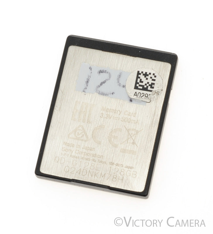 Sony XQD 128GB Memory Card 440MB/s Read 400MBs Write [MINT-] - Victory Camera