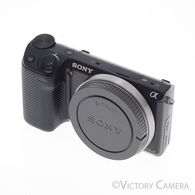 Sony NEX-5R 16.1MP Black Mirrorless Camera Body [EXC-] - Victory Camera