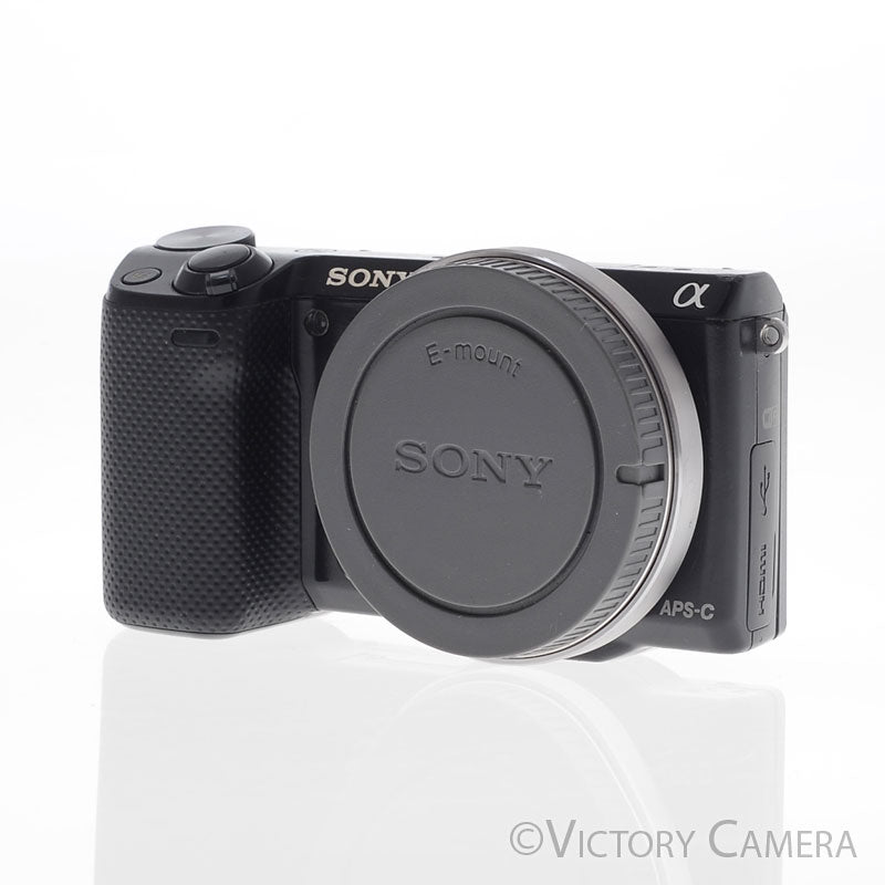 Sony NEX-5R 16.1MP Black Mirrorless Camera Body [EXC-] - Victory Camera