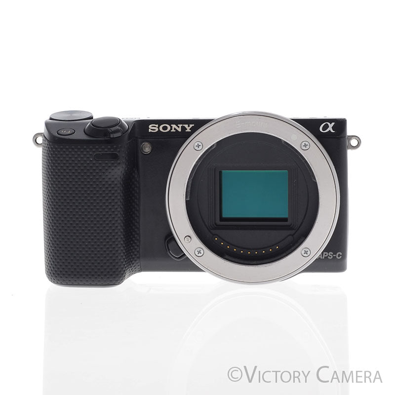 Sony NEX-5R 16.1MP Black Mirrorless Camera Body [EXC-] - Victory Camera
