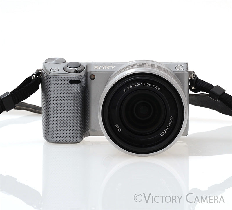 Sony NEX-5R 16.1MP Mirrorless Camera w/ 18-55mm Lens [GOOD] - Victory Camera