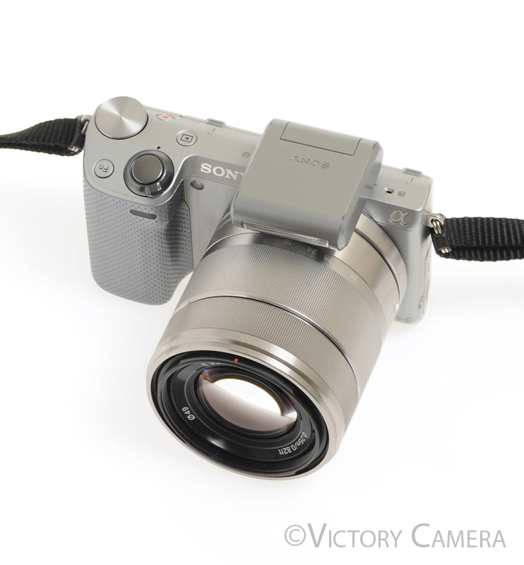 Sony NEX-5R 16.1MP Mirrorless Camera w/ 18-55mm Lens &amp; Flash [EXC-] - Victory Camera