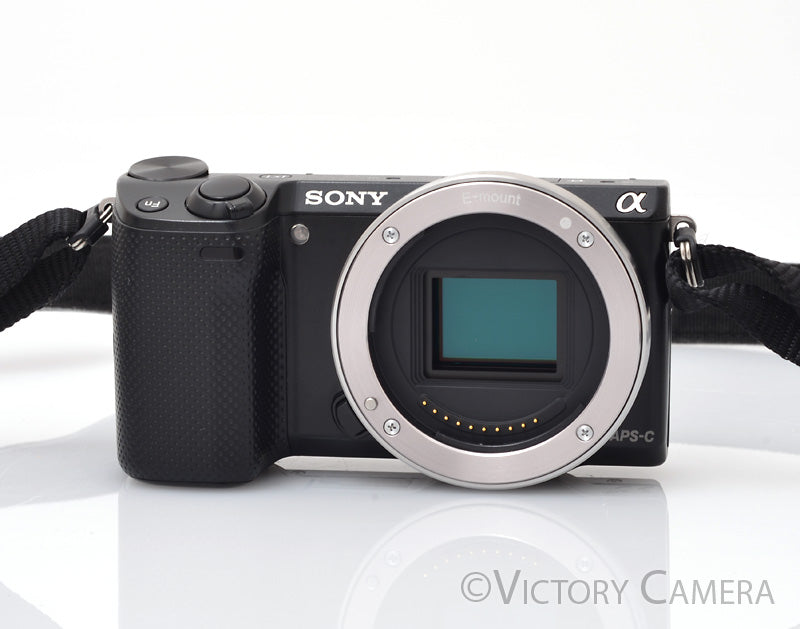 Sony NEX-5T Black 16.1MP Digital Mirrorless Camera Body [EXC+] - Victory Camera