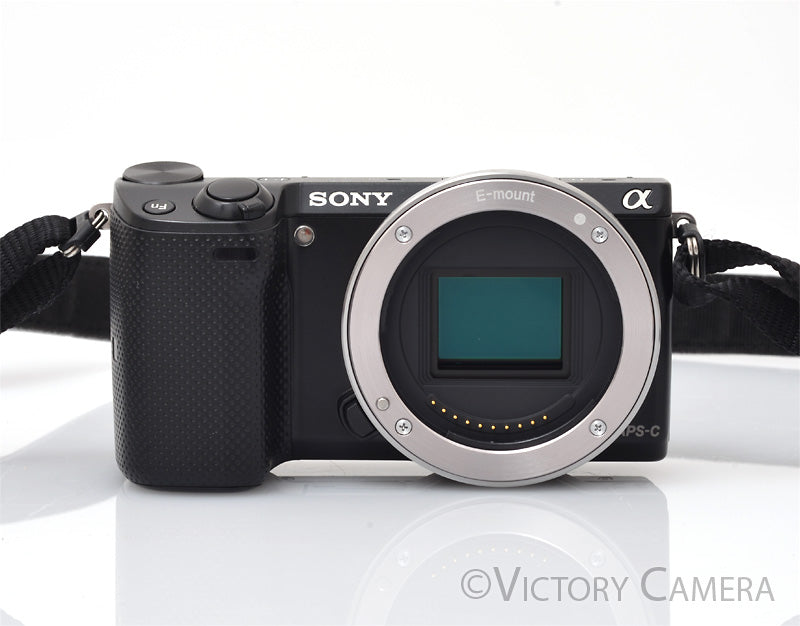 Sony NEX-5T Black 16.1MP Digital Mirrorless Camera Body [EXC+] - Victory Camera