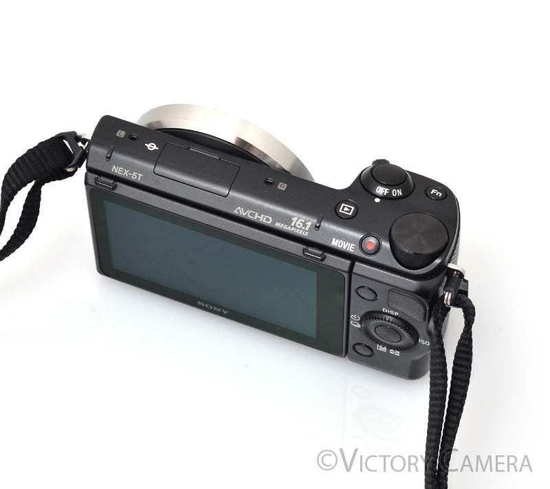 Sony NEX-5T Black 16.1MP Digital Mirrorless Camera Body [EXC+] - Victory Camera